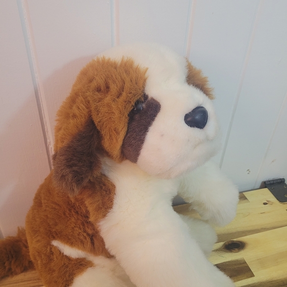 FAO Schwarz St Bernard Dog Plush 22 Inch Stuffed Animal Toy Collectible Plush - Picture 3 of 10
